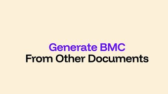Generate BMC from Documents
